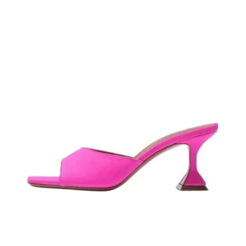 AMINA MUADDI Laura 95mm Leather Mules