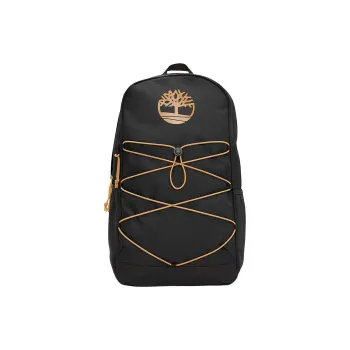 Timberland Recycled Polyester Outdoor Mountaineering Bag, Backpack Regular Unisex Black & Wheat