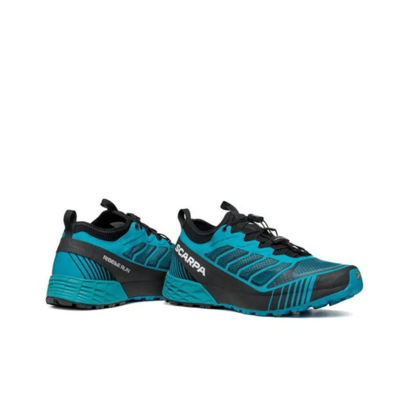 SCARPA Ribelle Cushioning Wear-Resistant Low-Top Running Shoes Men's Blue-4