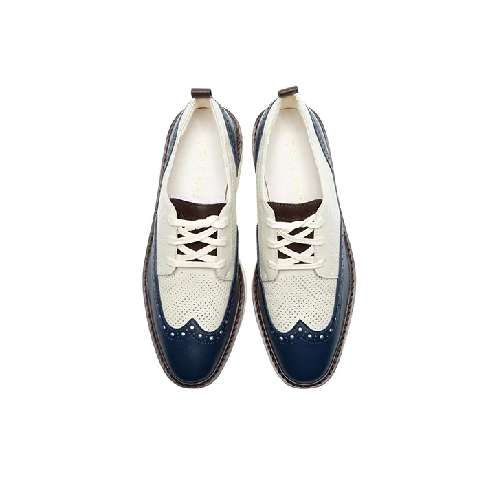 COLE HAAN Low Top Casual Shoes Women's White Blue-3