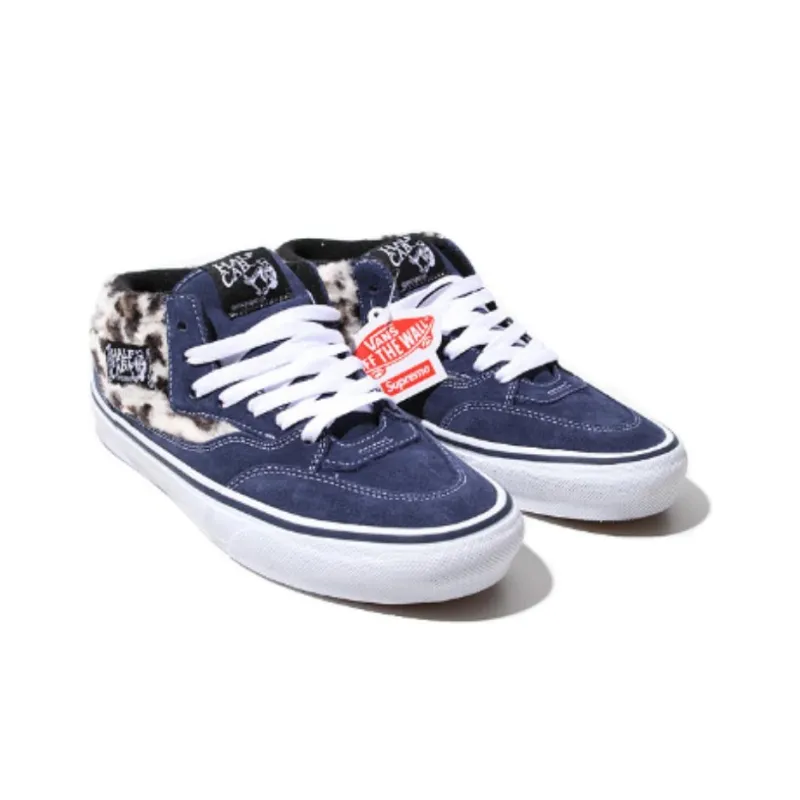 Vans Half Cab X Supreme Leopard Half Cab 'Navy Blue'-2