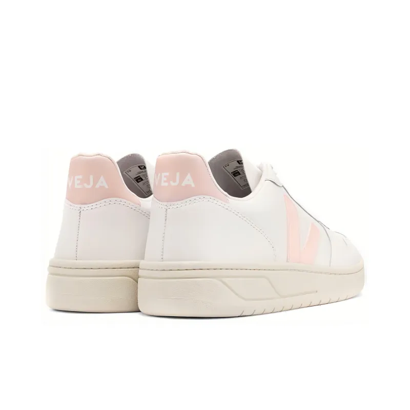 VEJA V 10 Lace up 'White Beige Pink' Women's-3