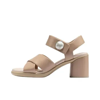 Ecco One Strap Sandals 7cm Women's Nude