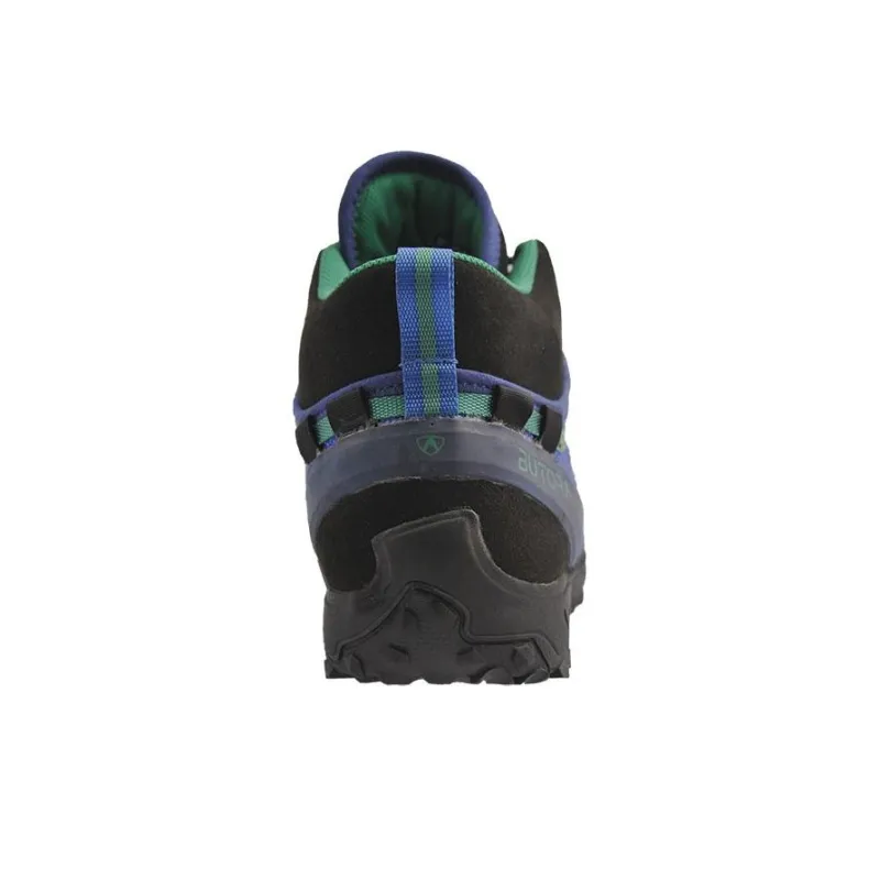 BUTORA Cushioned Slip-Resistant High-Top Trekking Shoes Unisex Blue Black-2