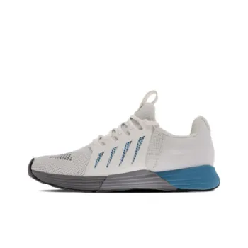 INOV-8 Cushioned Slip-Resistant Breathable Low-Top Running Shoes Men's White Gray Blue