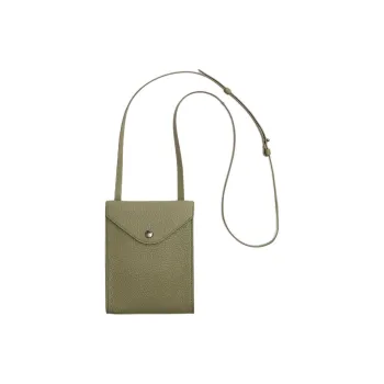 Lemaire Grained Goatskin Envelope Shoulder Bag Crossbody Bag Women's Khaki Green