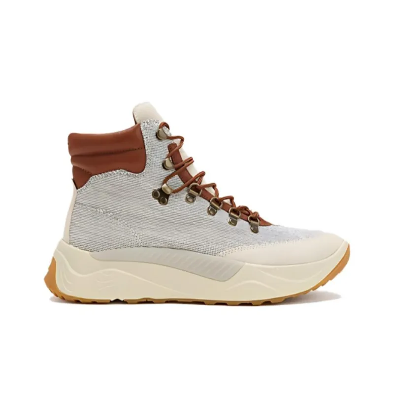 TSUBO UH Collection Cushioning Wear-Resistant High-Top Hiking Shoes Unisex Ecru-1
