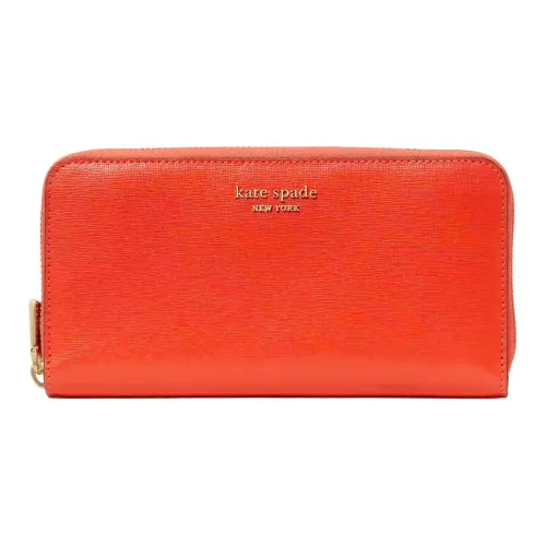 Kate Spade Saffiano Leather Wallet Women's Red Berry