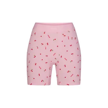 SKIMS SOFT LOUNGE BOXER Underpants Women's Cherry Blossom Print