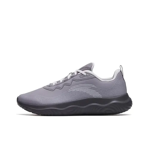 Anta Shenxi Anti Slip Wear Resistant Low Top Training Shoes Men's Microchip Gray