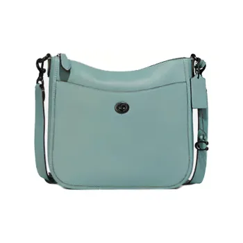 COACH Chaise Leather Shoulder Bag, Crossbody Bag Tubas Women's Mint Green