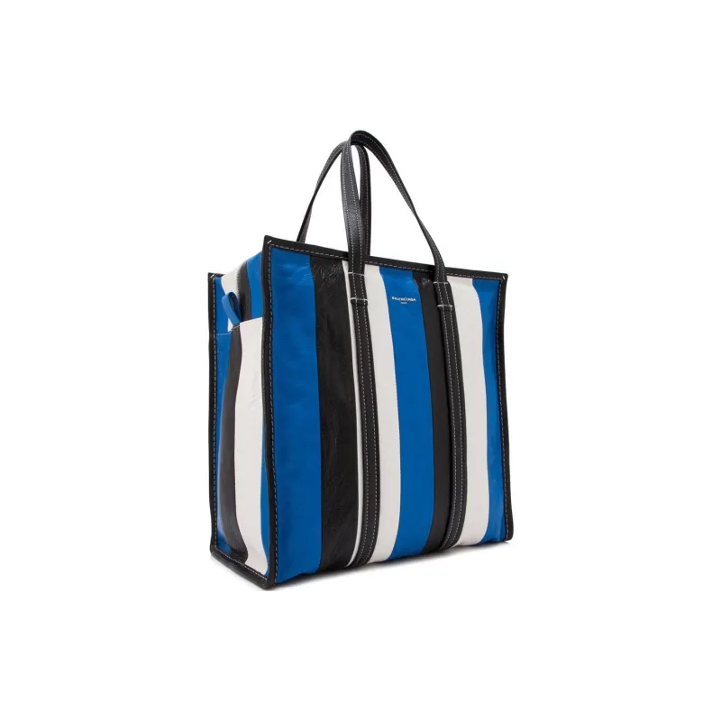 Balenciaga Sheepskin Tote Bag Shopping Bag Handbag Women's Blue & Black-1