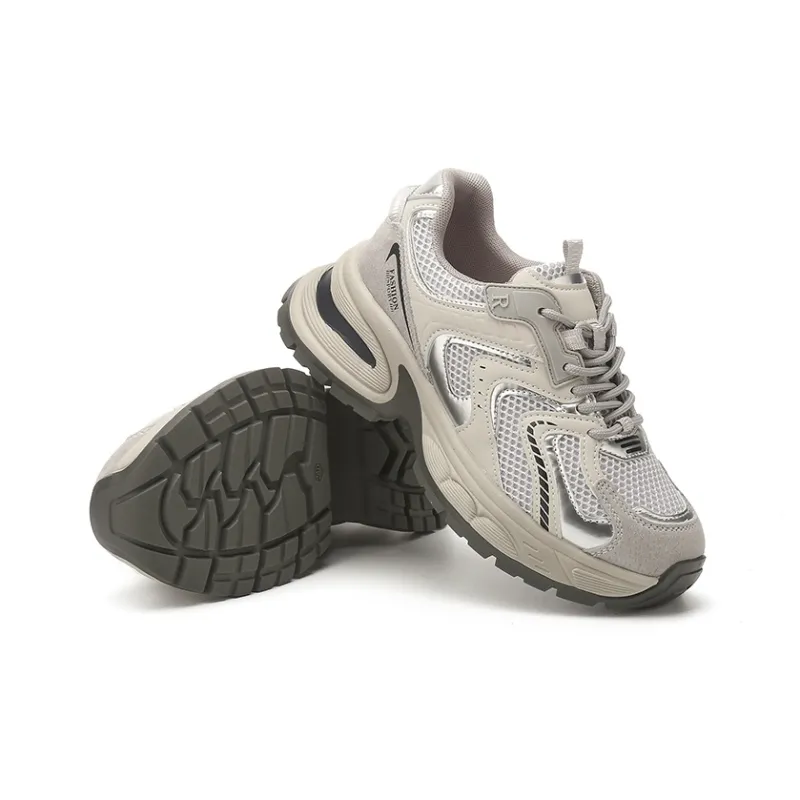 Jin Baichuan Breathable Lightweight Height Increasing Mid-Top Chunky Sneakers Women's-3