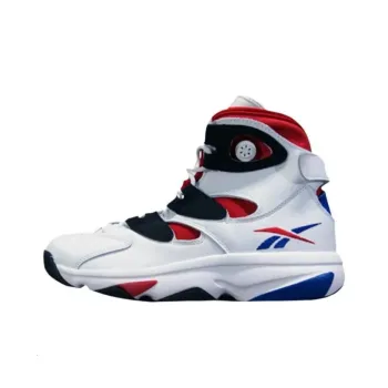 Reebok Shaq Attaq 4 Slip Resistant High Top Vintage Basketball Shoes Unisex White