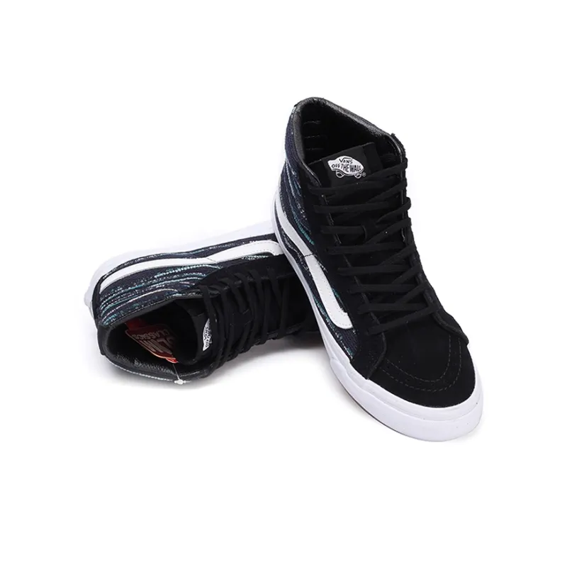 Vans Sk8 Hi Slim Italian Weave Black-3