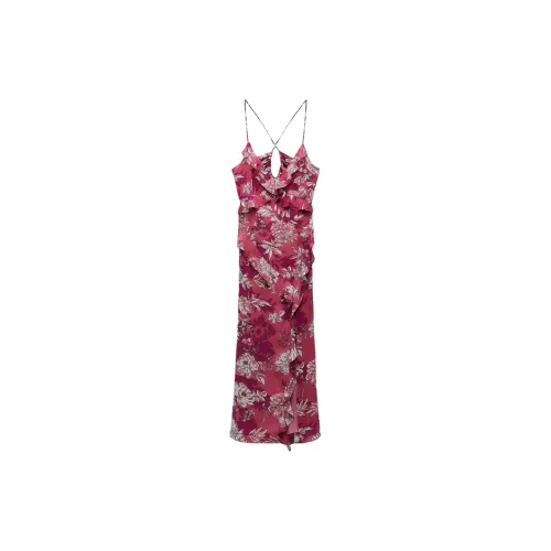 ZARA Sleeveless Dresses Women's Pink