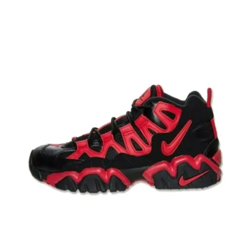 Nike Air Slant Durable Breathable Low-Top Running Shoes Unisex Black Red