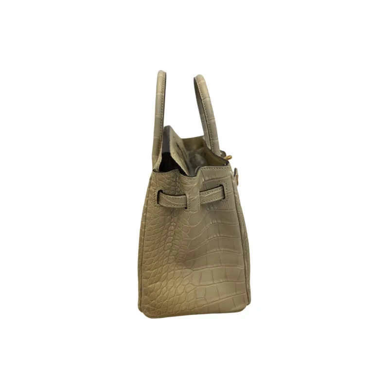 HERMES Birkin Crocodile Leather Handbag Women's S2 Trench Trench Coat Beige-1