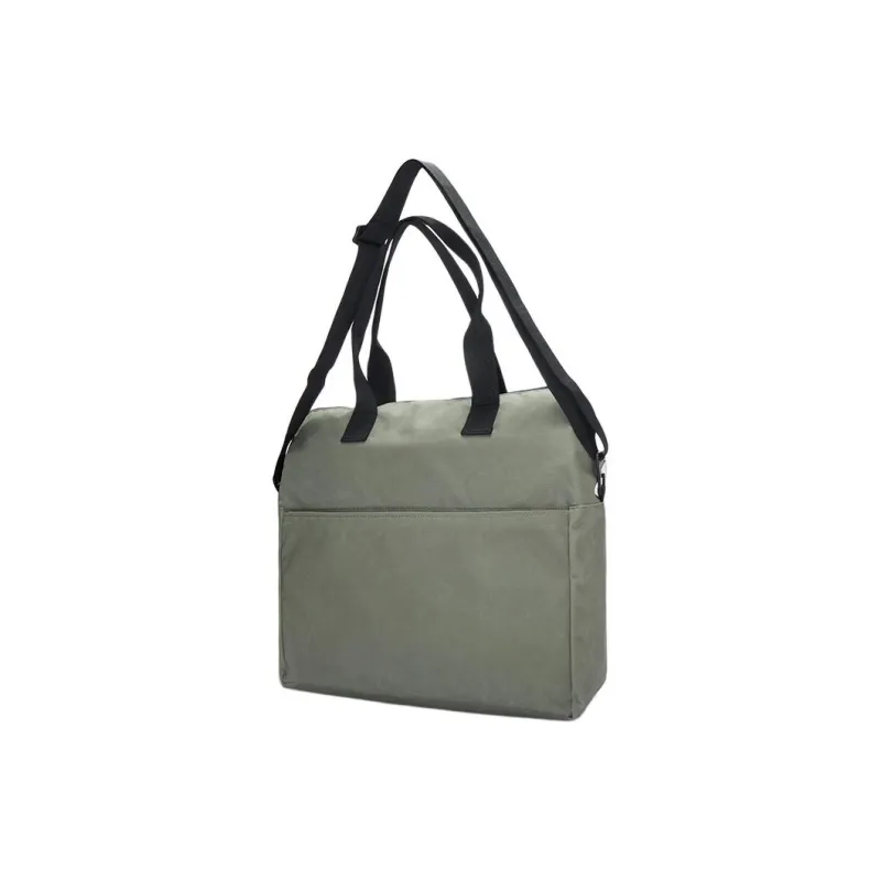 Jack Wolfskin Polyester Shoulder Bag, Handbag Regular Unisex Gray Olive-2