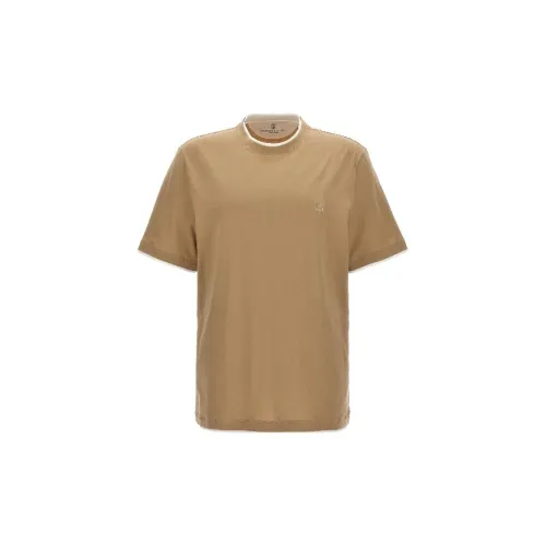 Brunello Cucinelli T-Shirts Men Brown