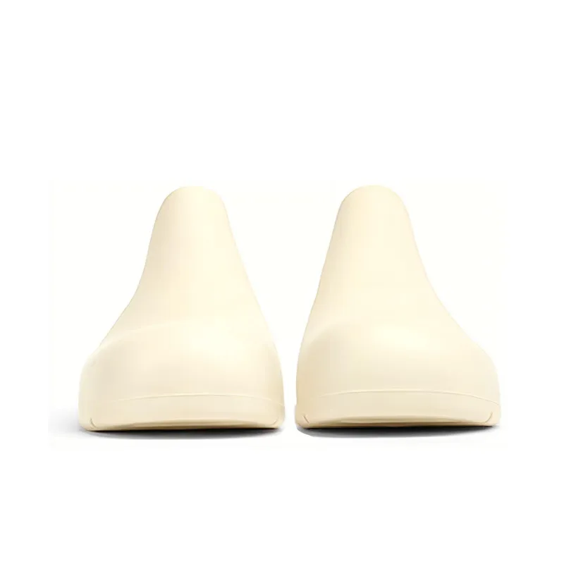 Bottega Veneta Rubber Slingback Puddle Shoe White-3