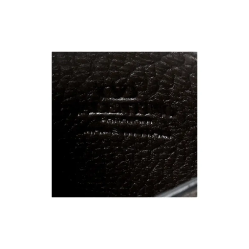 Valentino Cow Leather Card Holder Men's Dark Brown-5