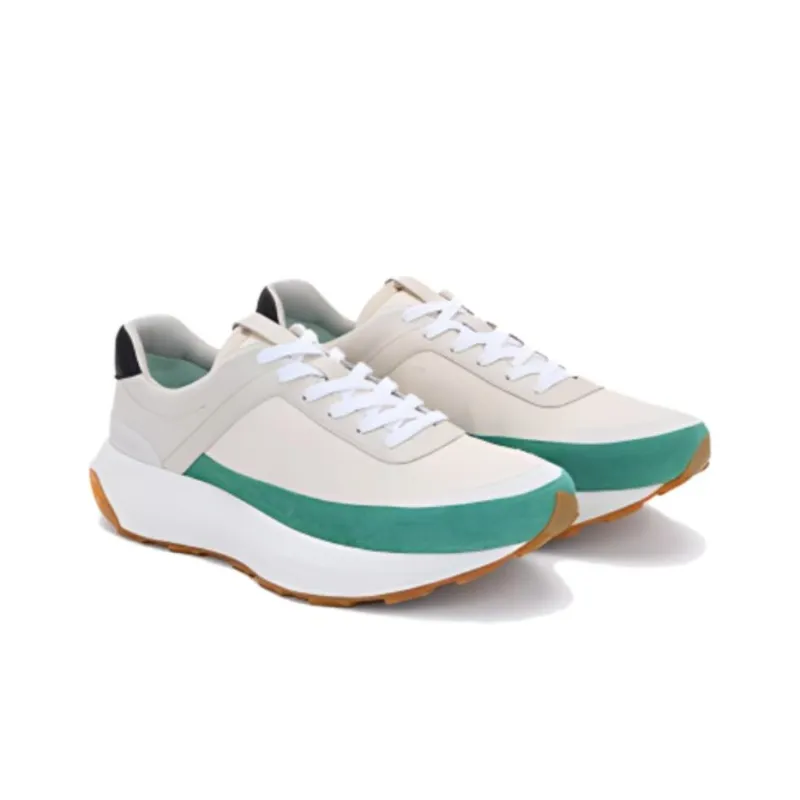 TSUBO CR Court Cushioning Wear-Resistant Low-Top Casual Shoes Unisex Green-3