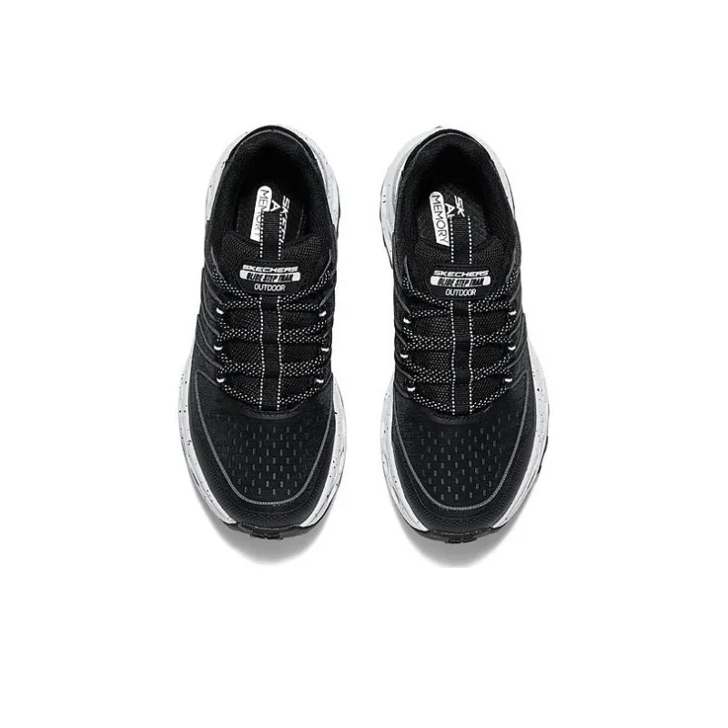 Skechers Abrasion Resistant Low Top Hiking Shoes Women's Black-3