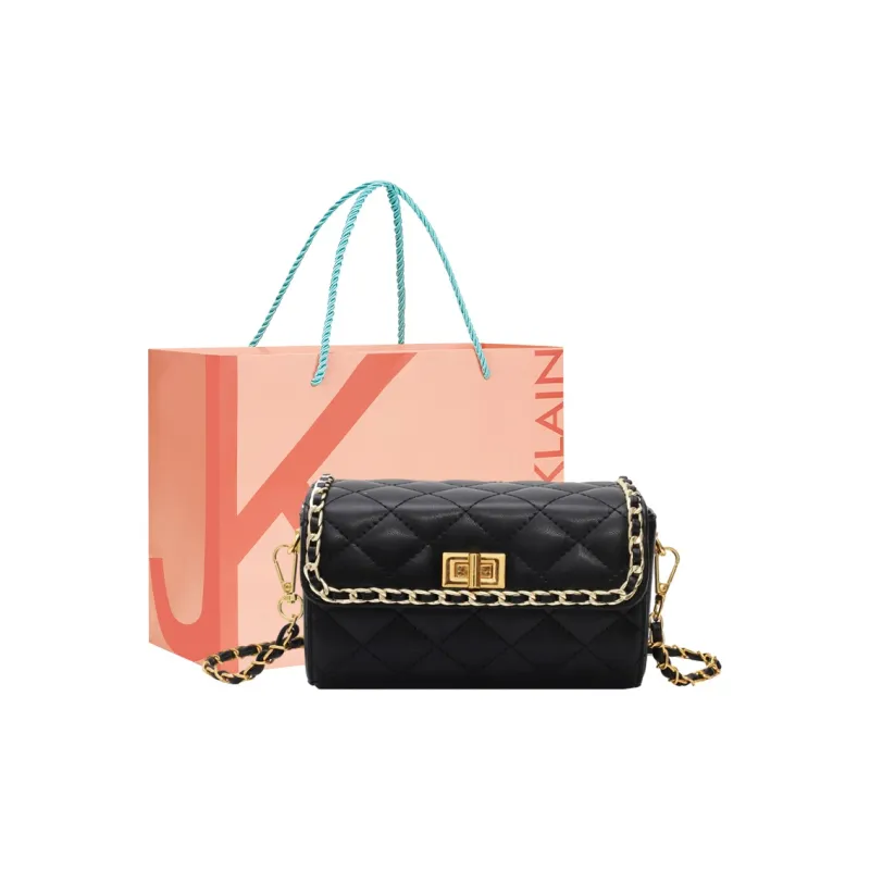JANE KLAIN PU Small Square Bag Crossbody Bags Women's Ecru/Black/Brown-0