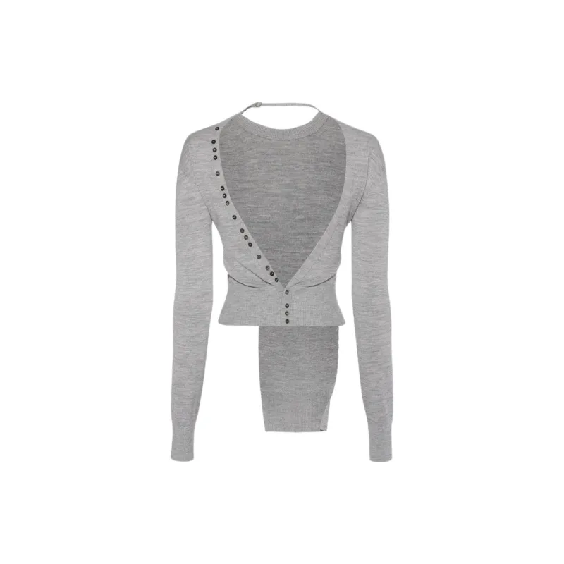 Jacquemus Le Pull Rica 'Grey'-1