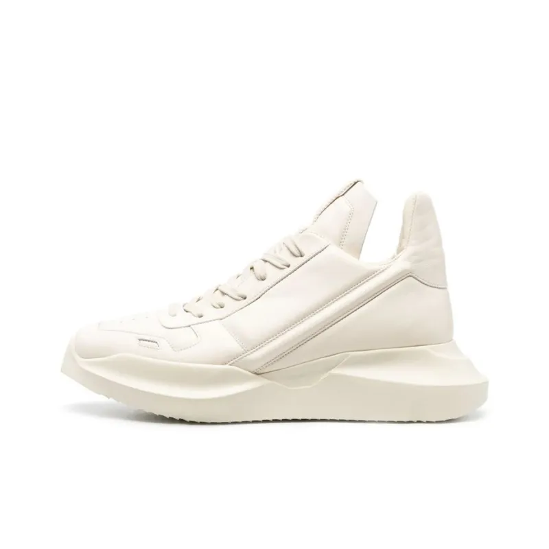 RICK OWENS Geth Runner Leather Sneakers-0