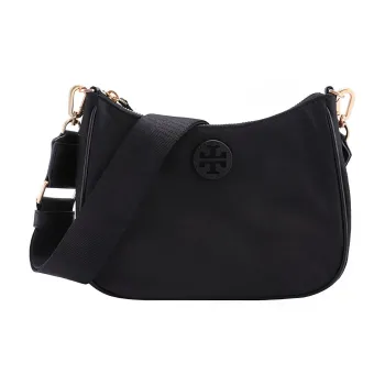 TORY BURCH Nylon Hobo Bag Shoulder Bag Crossbody Bag Women's Black