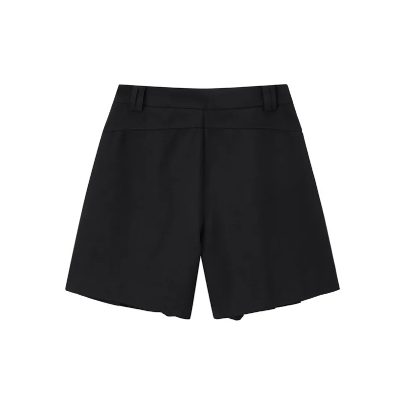PEACEBIRD Casual Shorts Women's Black-1