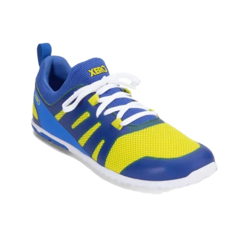 Xero Shoes Breathable Coverage Lightweight Low-Top Running Shoes Men's Blue Yellow-2