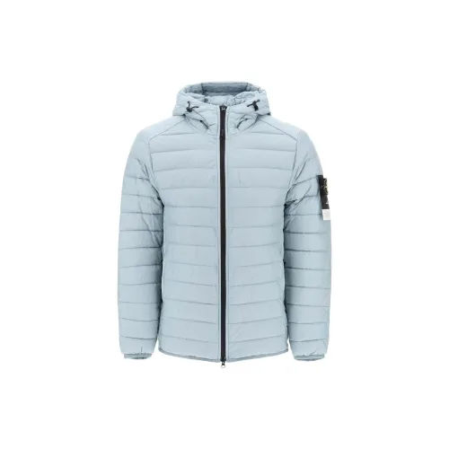 STONE ISLAND Jackets Men Ice Frost Blue