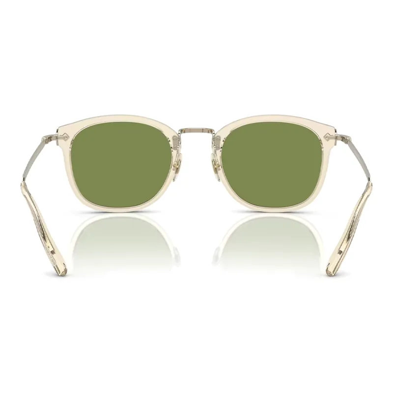 Oliver Peoples Irregular Shape Sunglasses Unisex Light Gold-5