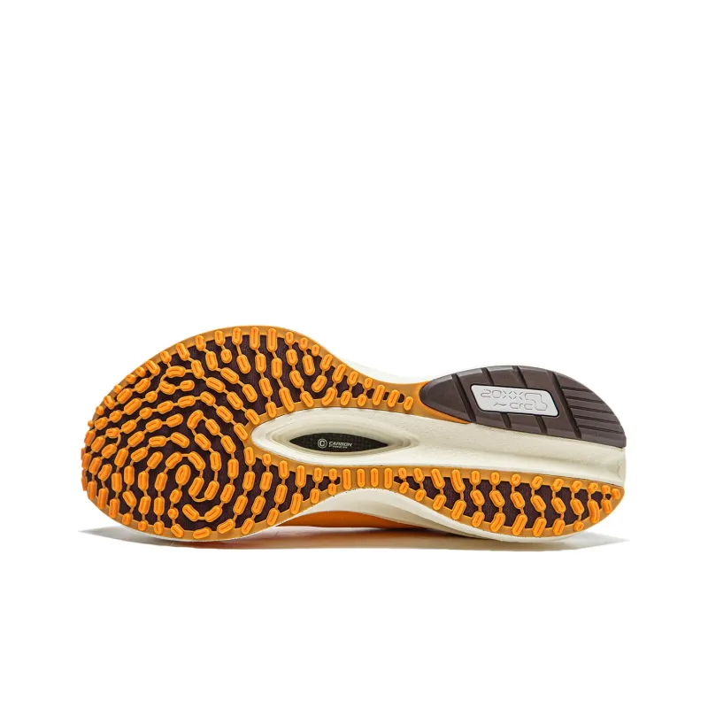 LiNing Cushioning Wear Resistant Low Top Running Shoes Unisex Orange Umber-6