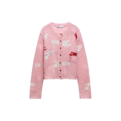 ZARA Knitwear Women's Pink