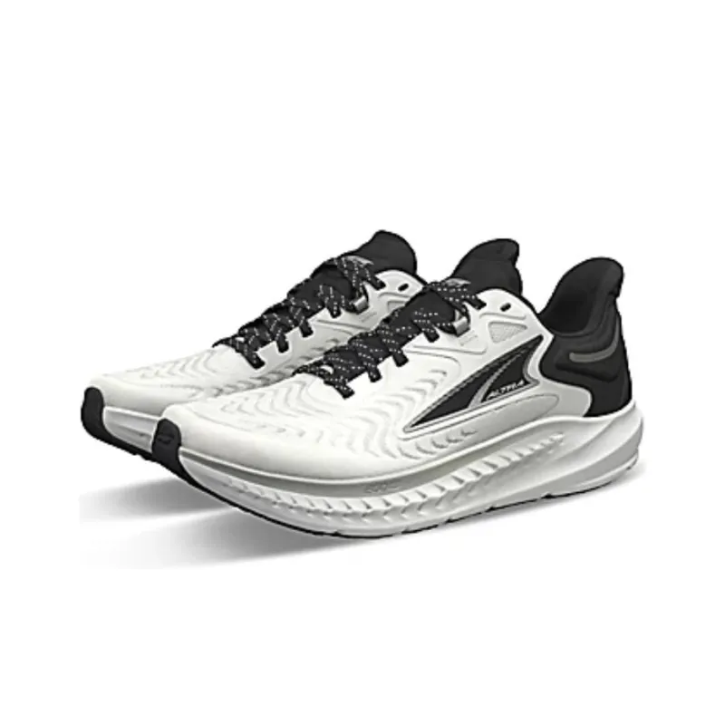 Altra Torin 7 Cushioning Wear-Resistant Low-Top Running Shoes Women's Black White-2