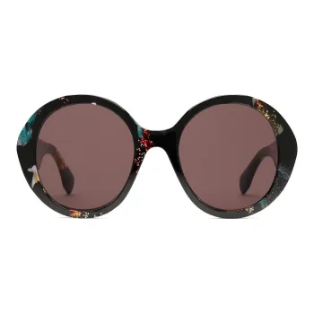 GUCCI Glittered Round frame Sunglasses
