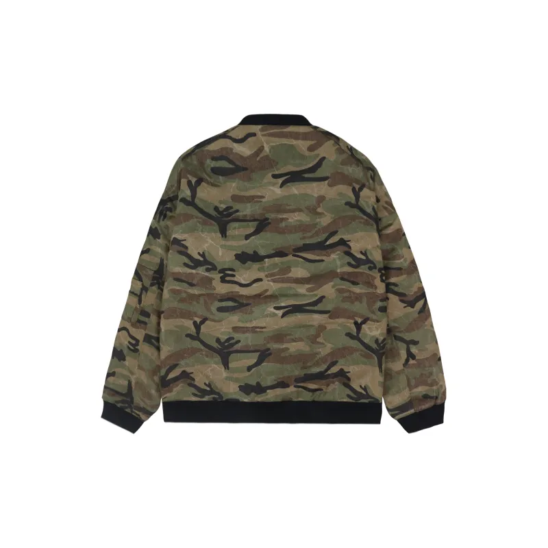False Perception Jackets Coats Unisex Army Green-1