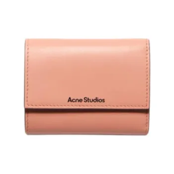 Acne Studios Calfskin Wallet Women's Pink Salmon