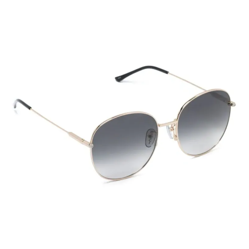 GUCCI Round Frame Metal Sunglasses-1