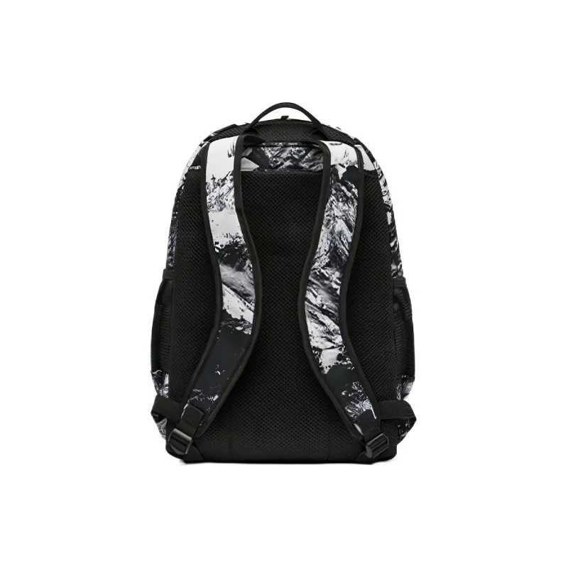 LiNing Sports Life Collection Polyester Sports Backpack Regular Unisex Black And White All Over Print-3