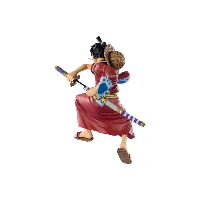 BANDAI Monkey D. Luffy Figuarts Zero  The Land Of Wa Arc Luffy Taro Scale Figures 14cm-3