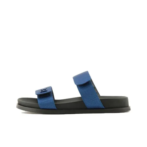 EMPORIO ARMANI Slide Slippers Women's Blue