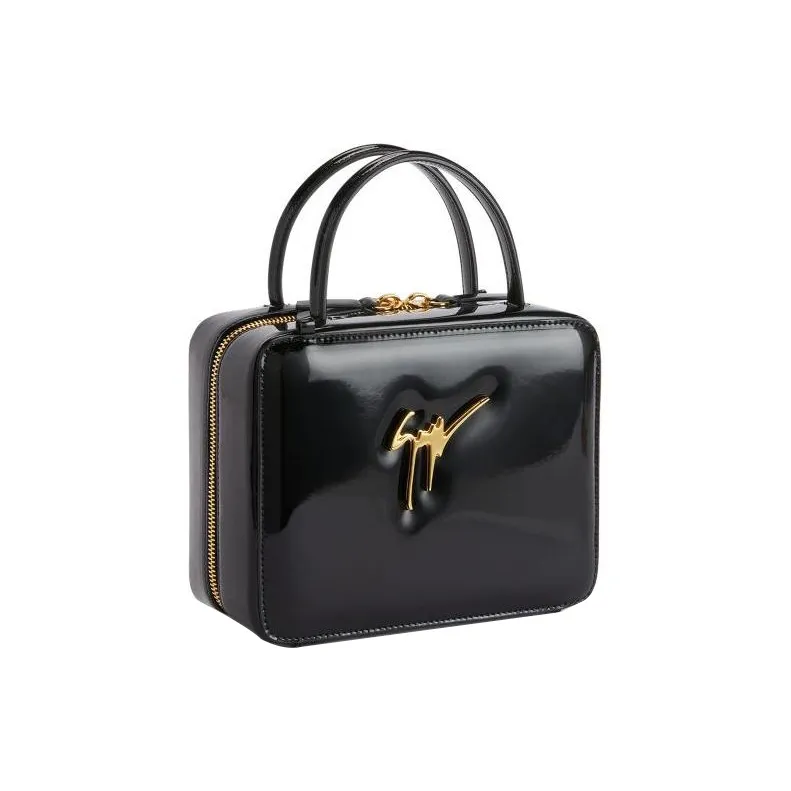 giuseppe zanotti Filomenhe Logo-plaque Clutch Bag-1