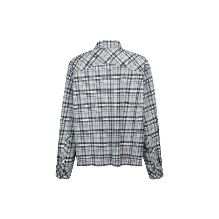 C2H4 Shirts Men Plaid-1