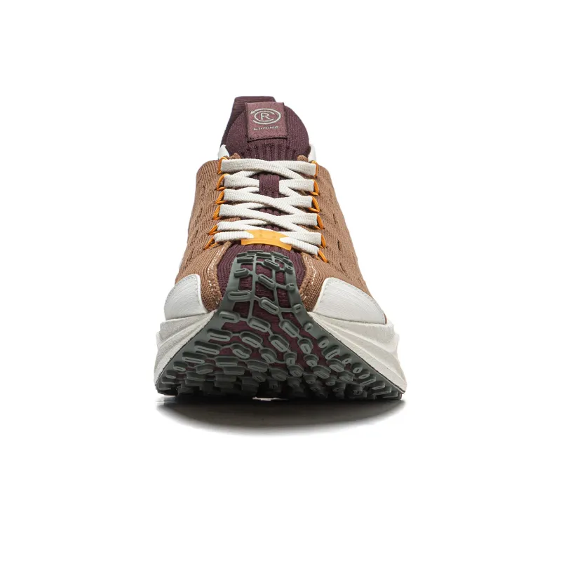 LiNing Cushioning Wear Resistant Low Top Running Shoes Unisex Tan-3