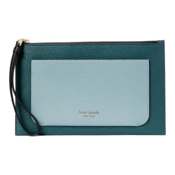 Kate Spade Leather Wallet Women's Deep Evergreen
